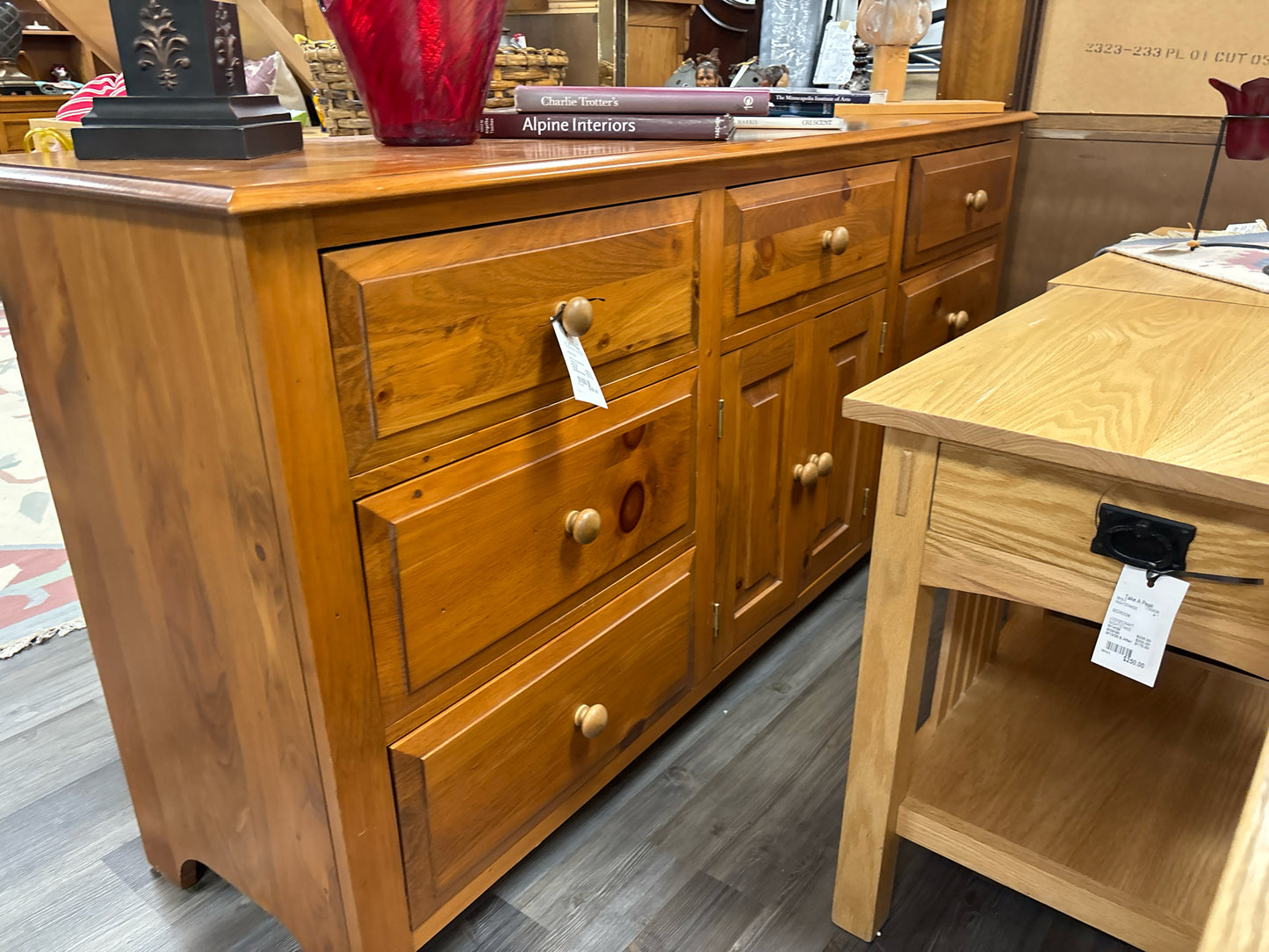 DRESSER WITH MIRROR