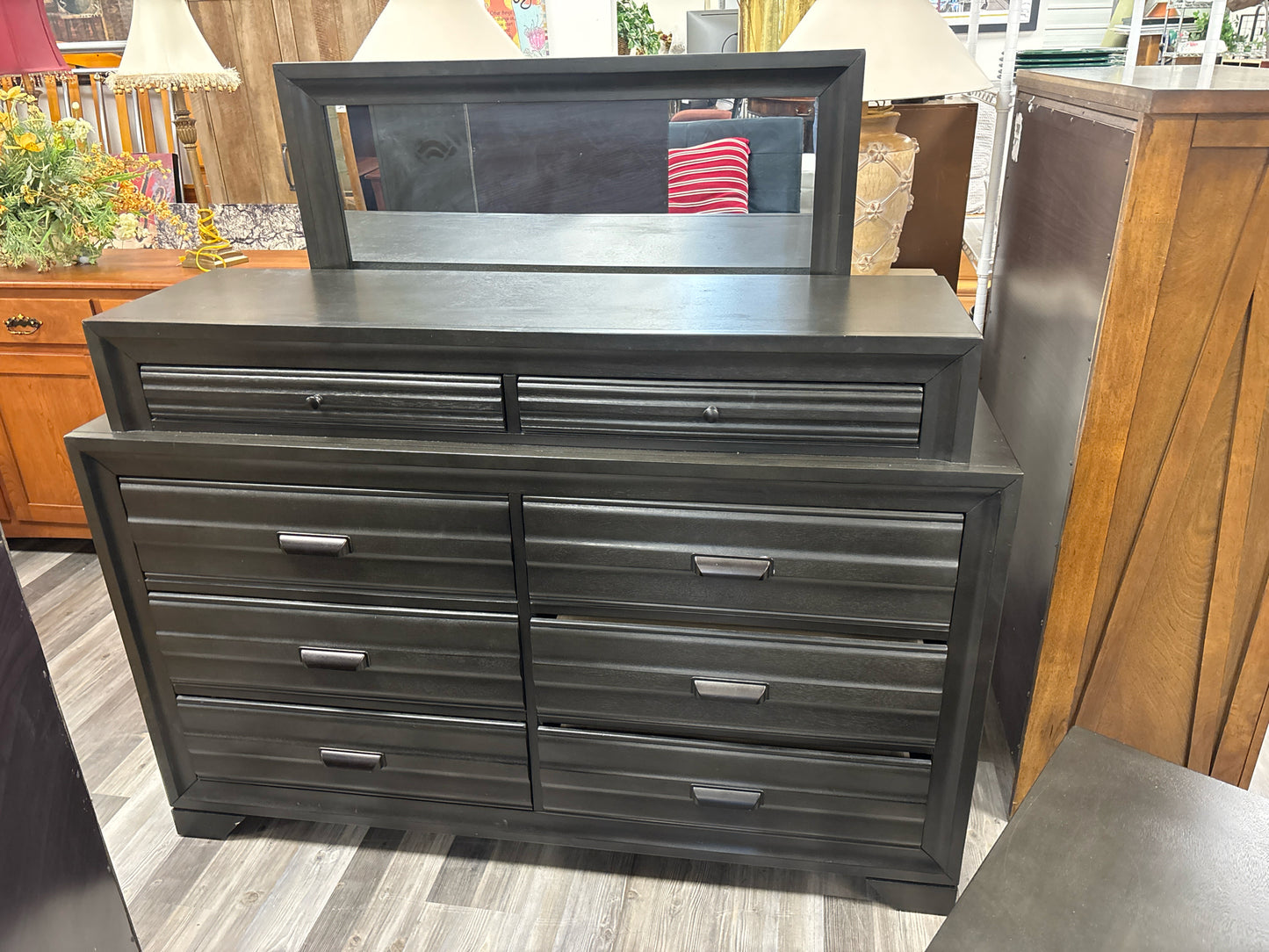 DRESSER WITH MIRROR