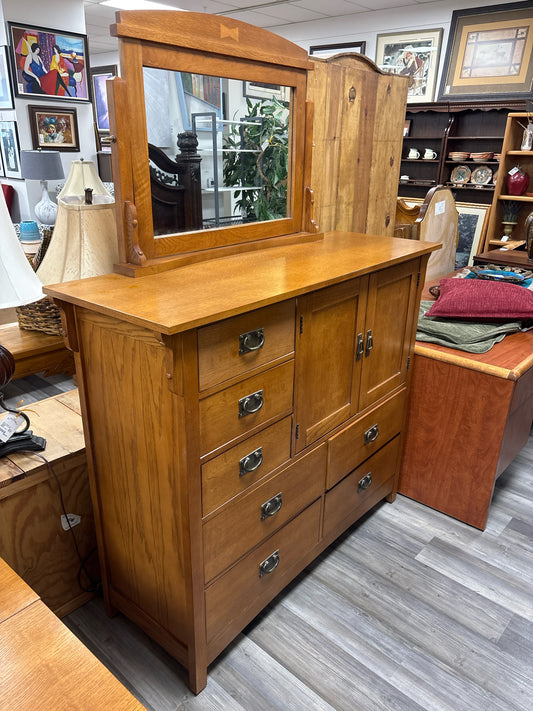 DRESSER WITH MIRROR