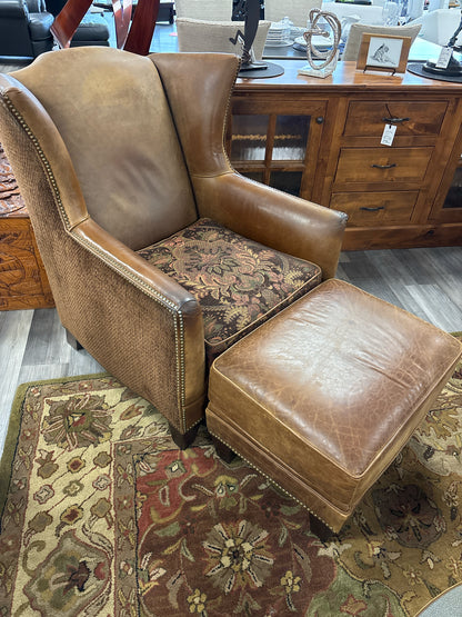 CHAIR & OTTOMAN