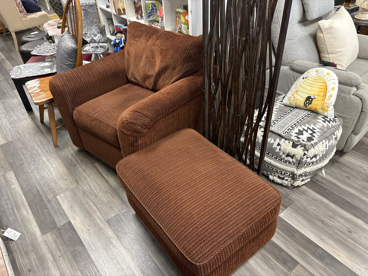 CHAIR & OTTOMAN