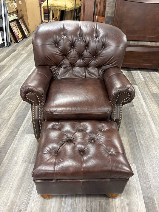 CHAIR & OTTOMAN
