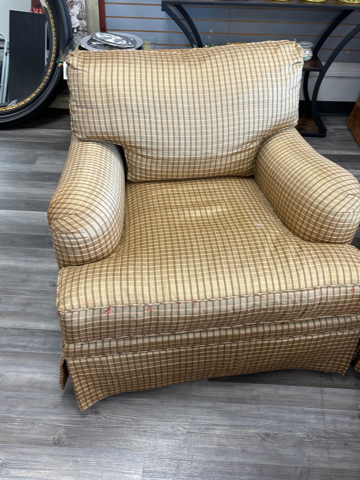 CHAIR & OTTOMAN