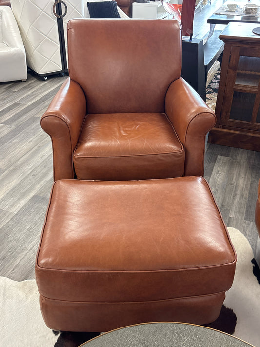 CHAIR & OTTOMAN