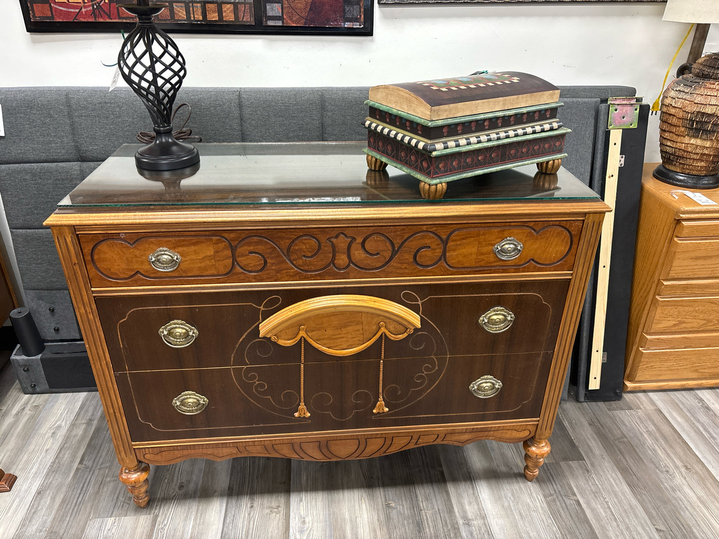 DRESSER WITH MIRROR